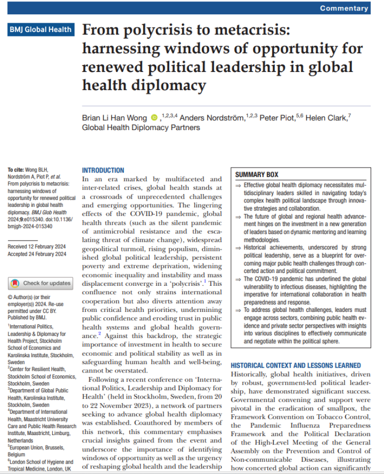 BMJ Global Health Article